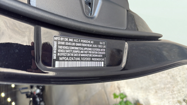 Used 2022 Porsche Panamera Platinum Edition w/ Sport Chrono Package RWD image 33