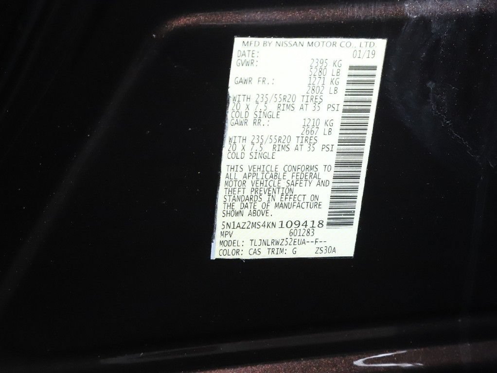 Used 2019 Nissan Murano SL w/ SL Technology Package AWD/4WD image 21