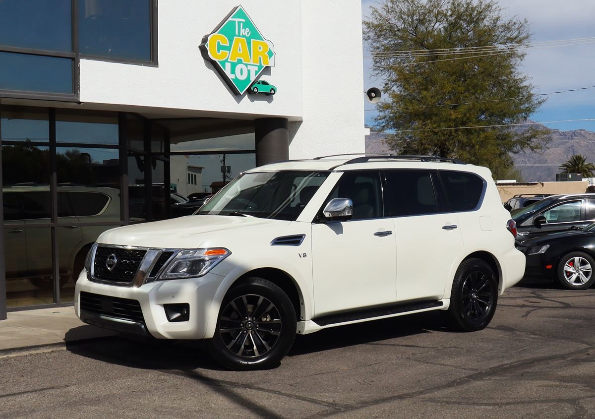 Used 2019 Nissan Armada Platinum w/ Captain's Chairs Package AWD/4WD image 3