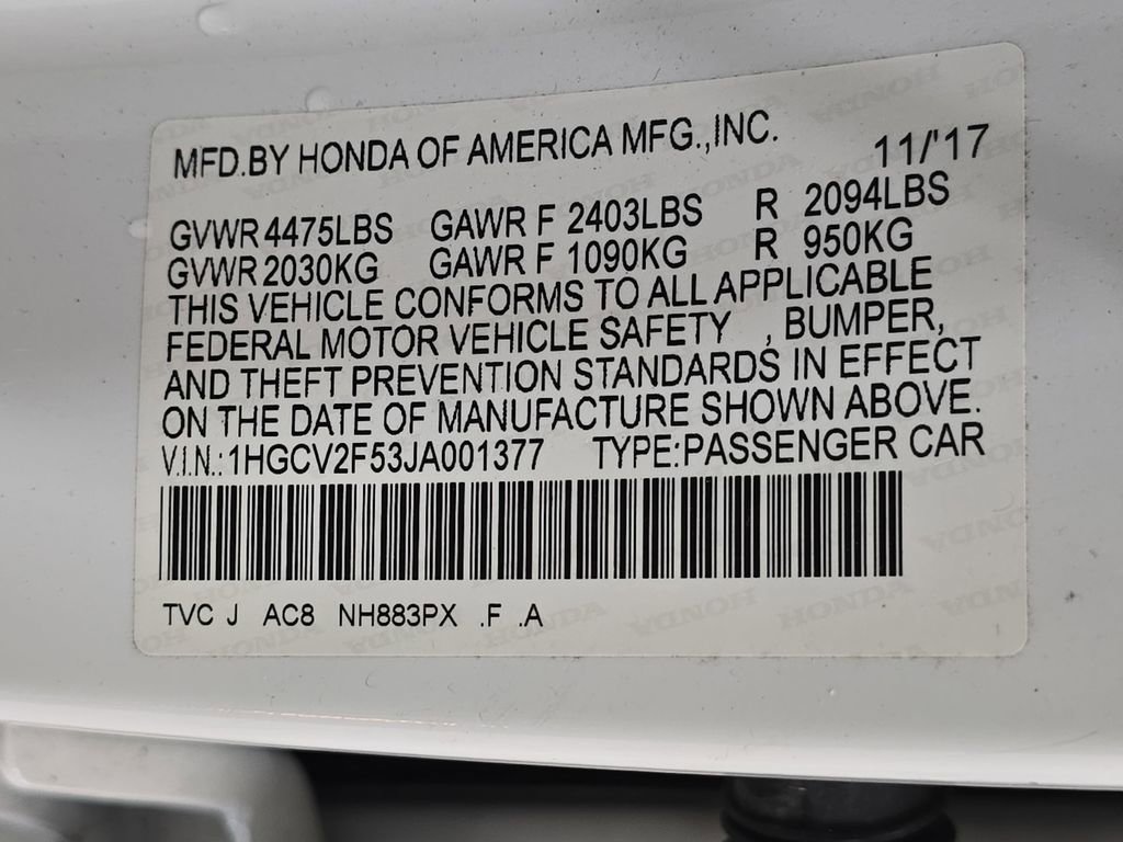 Used 2018 Honda Accord EX-L image 33