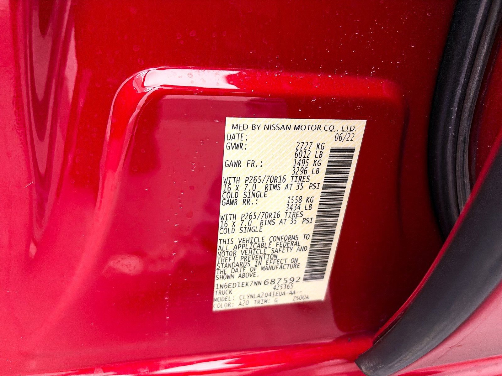 Used 2022 Nissan Frontier S w/ Technology Package image 37