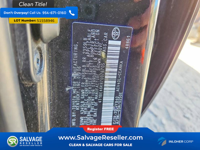 Used 2007 Toyota Camry FWD image 16