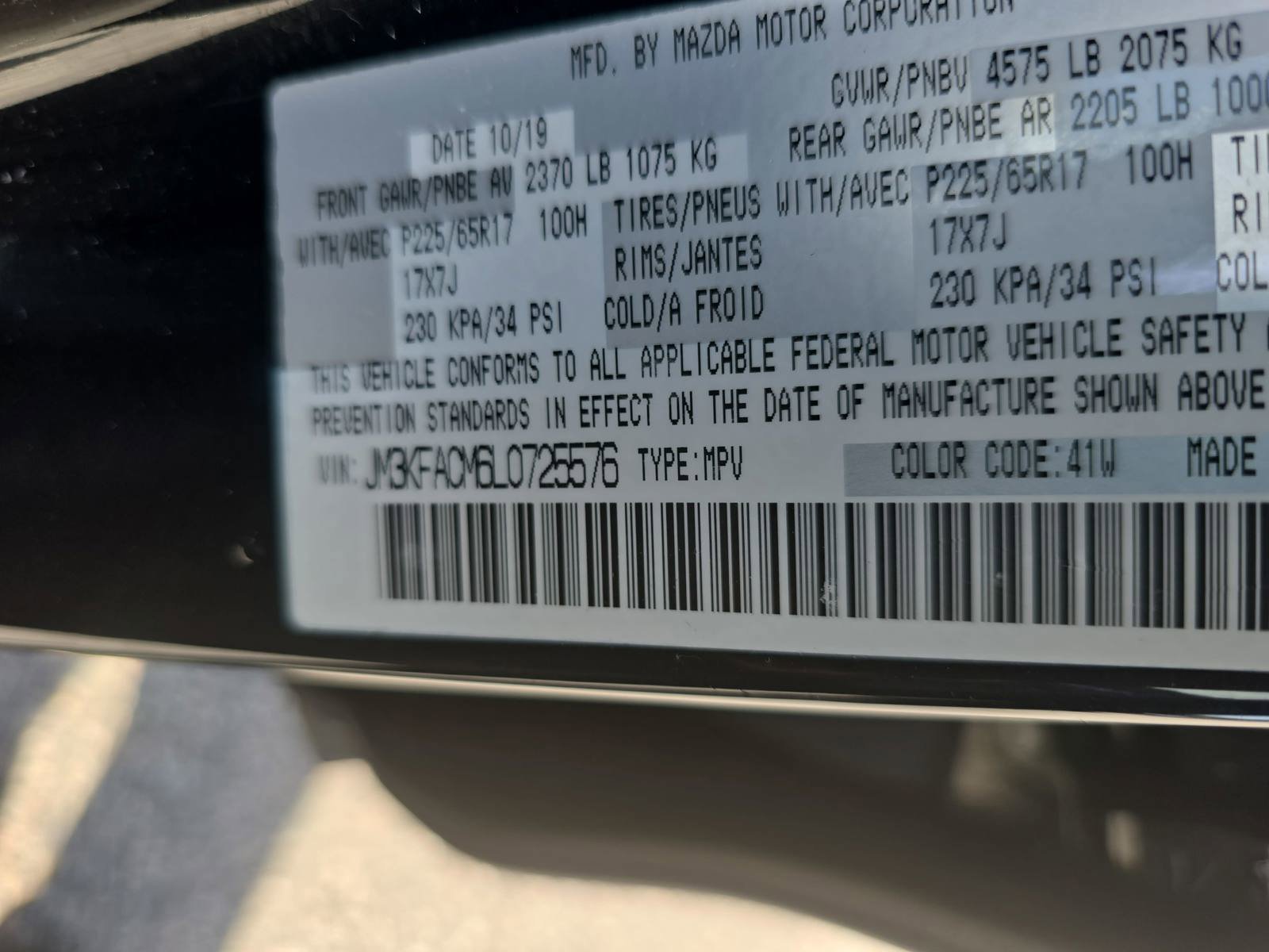 Used 2020 MAZDA CX-5 Touring image 38