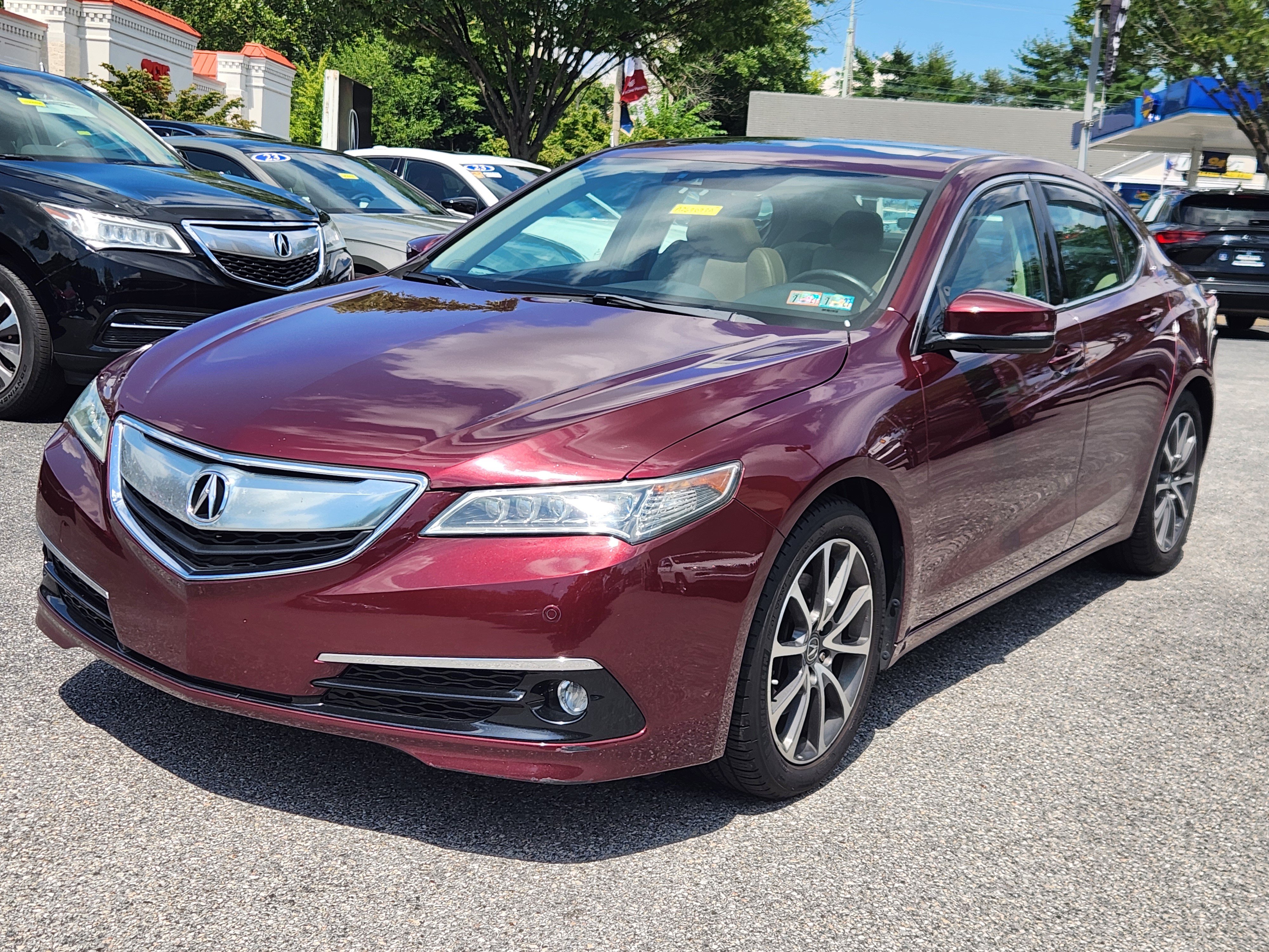 Used 2015 Acura TLX w/ Advance Package AWD/4WD image 2