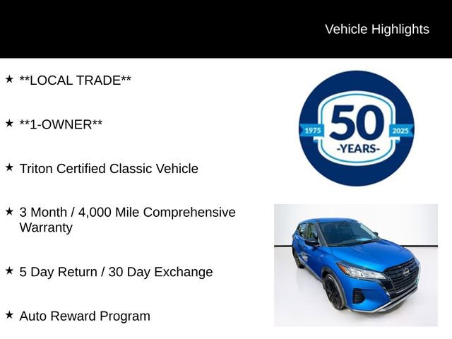 Used 2022 Nissan Kicks S w/ Interior Electronics Package FWD image 6