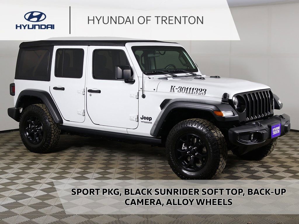 Used 2021 Jeep Wrangler Unlimited Sport image 1