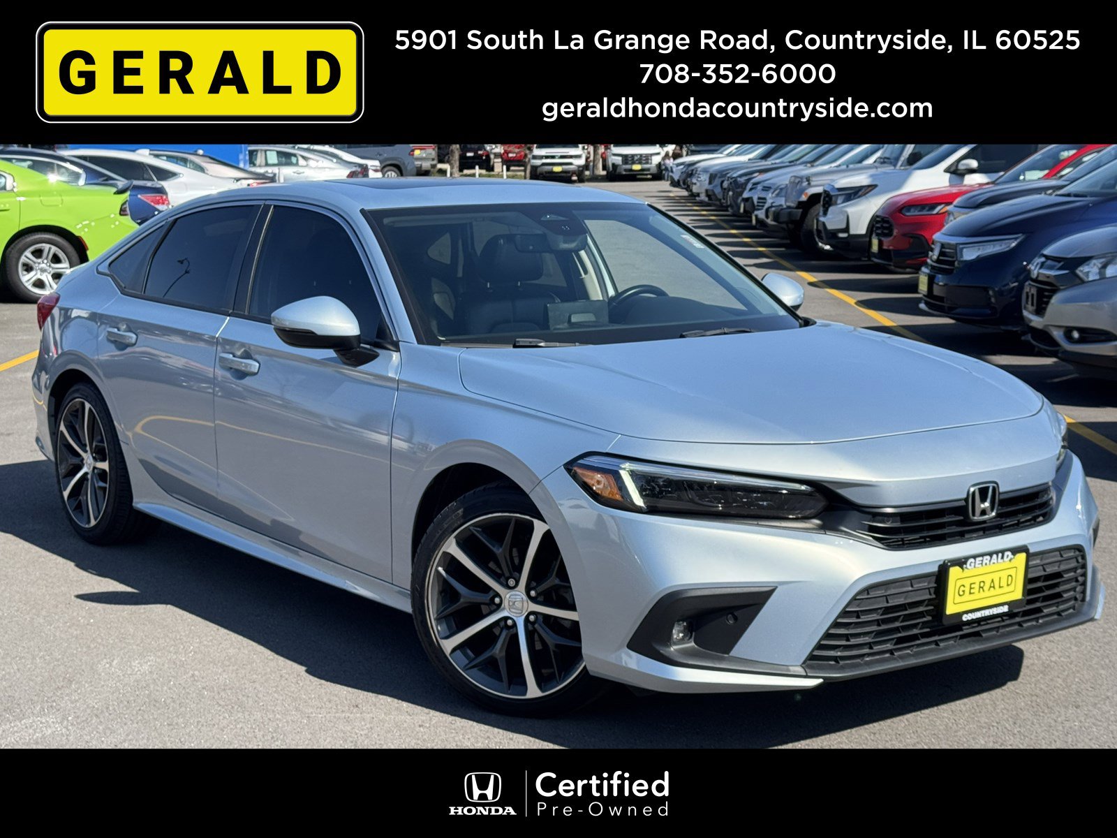 Certified 2022 Honda Civic Touring image 1