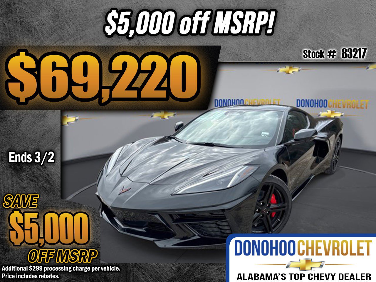 New 2026 Chevrolet Corvette Stingray Coupe w/ 1LT