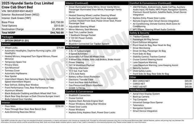 Certified 2025 Hyundai Santa Cruz Limited image 5