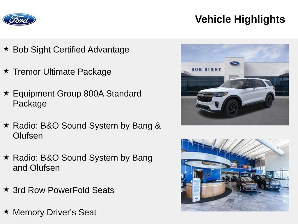New 2026 Ford Explorer Tremor w/ Tremor Ultimate Package AWD/4WD image 2