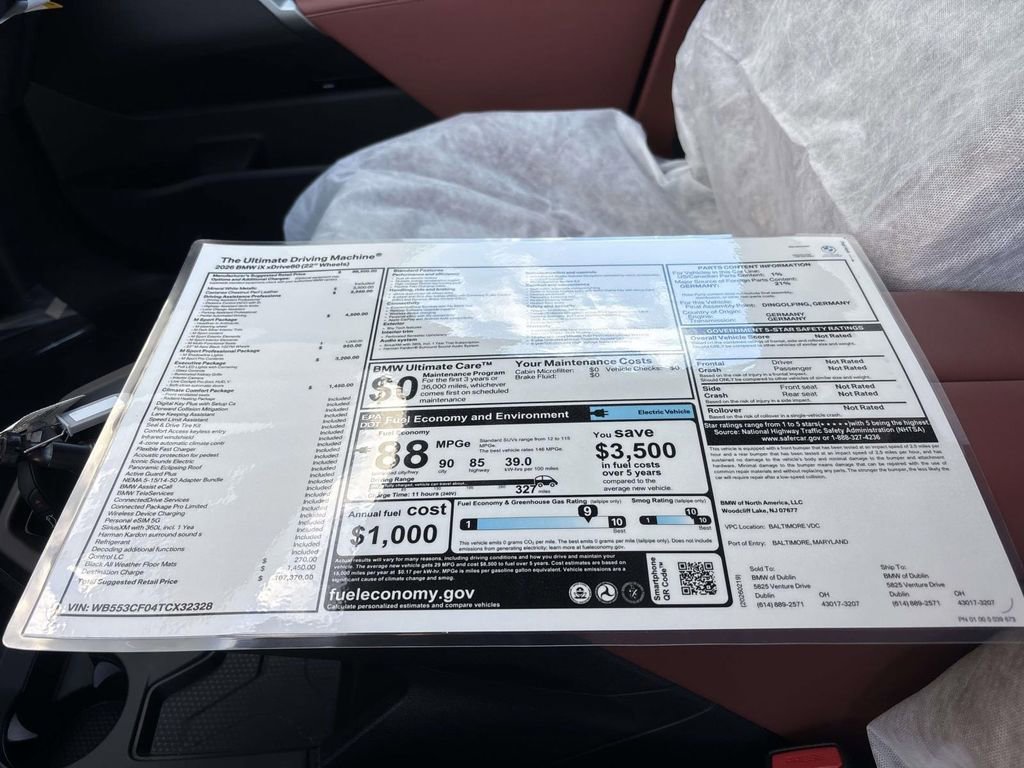 New 2026 BMW iX xDrive60 w/ M Sport Package image 20