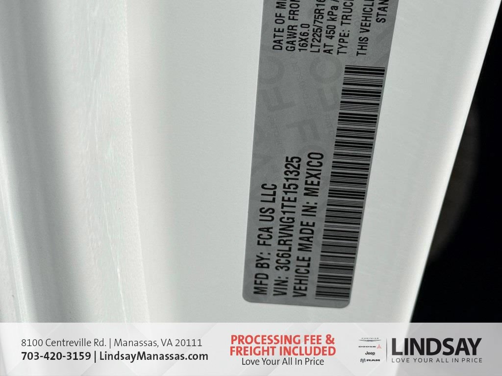 New 2026 RAM ProMaster 1500 w/ Safety Group FWD image 37
