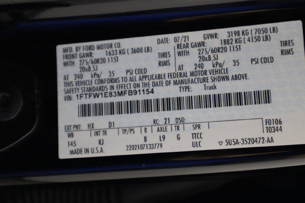 Used 2021 Ford F150 King Ranch w/ Equipment Group 601A High AWD/4WD image 38