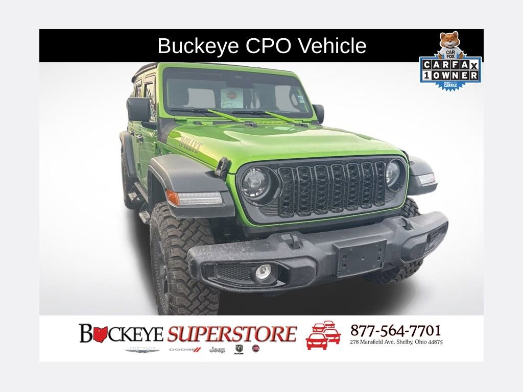 Certified 2025 Jeep Wrangler Willys