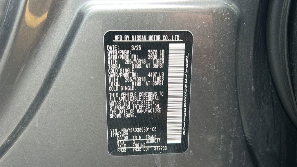 Used 2025 Nissan Armada SV RWD image 30