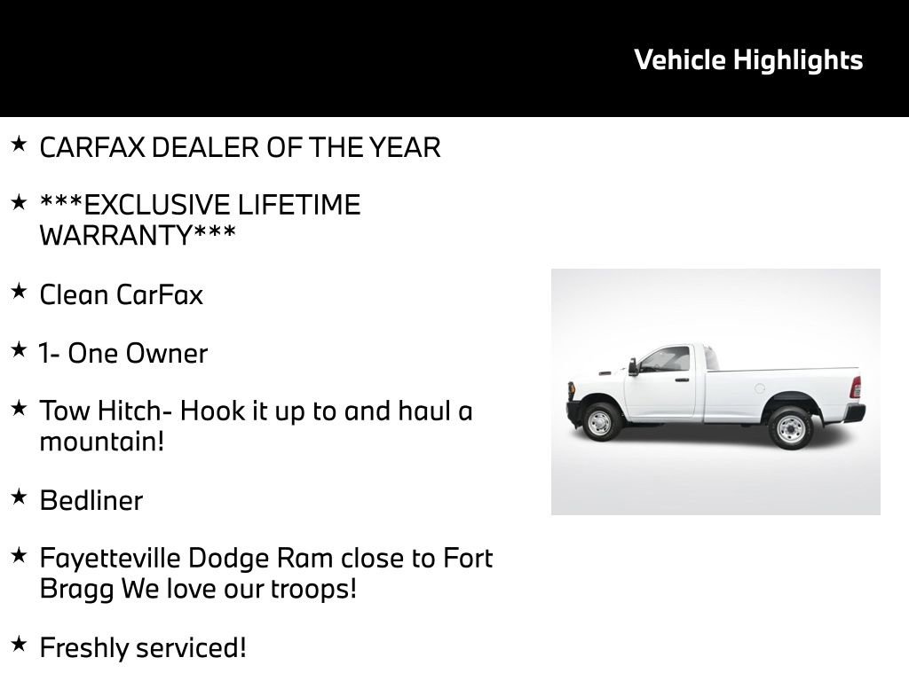Used 2024 RAM 2500 Tradesman RWD image 5