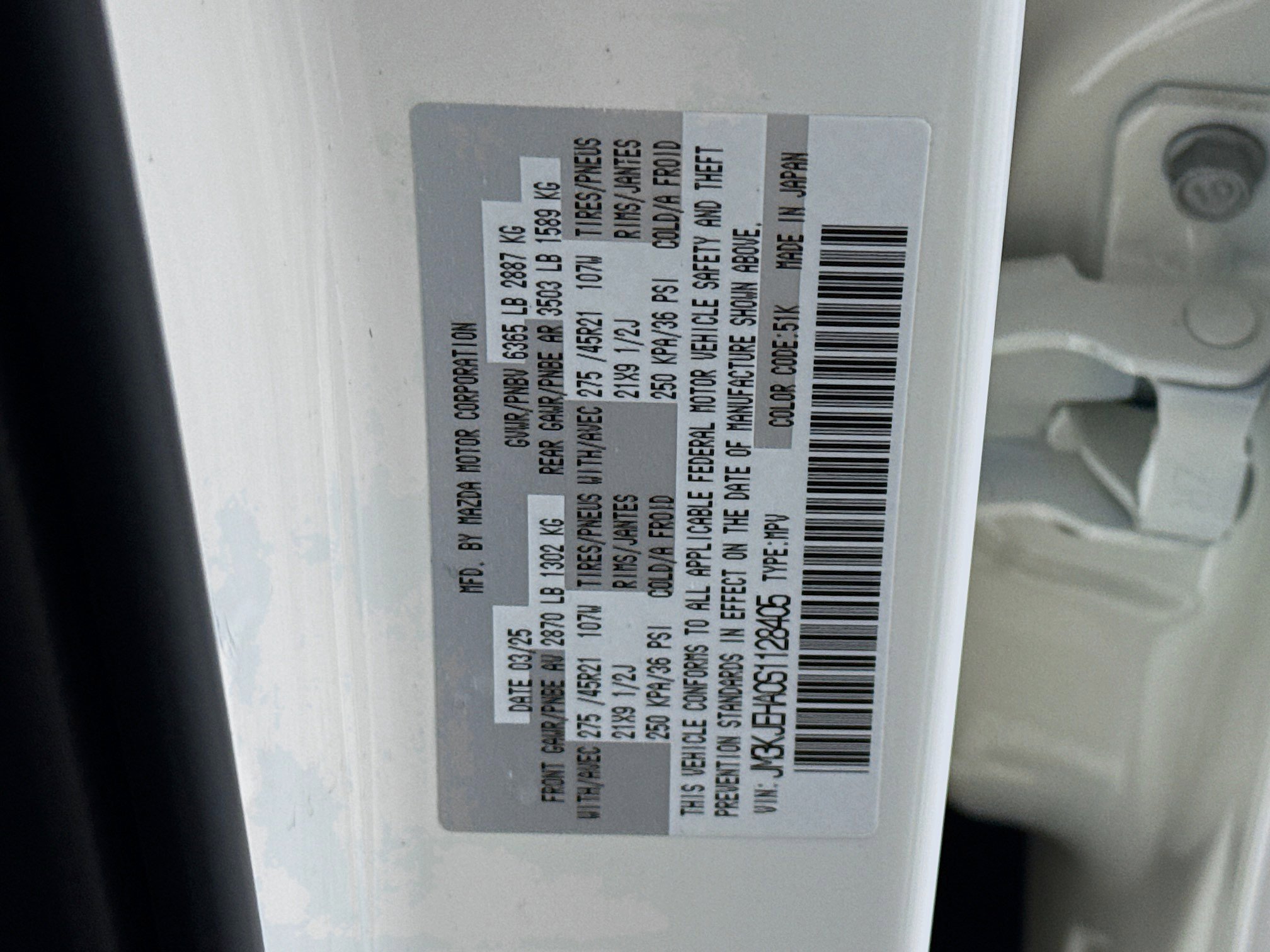 Used 2025 MAZDA CX-70 Plug-In Hybrid w/ Premium Plus image 40