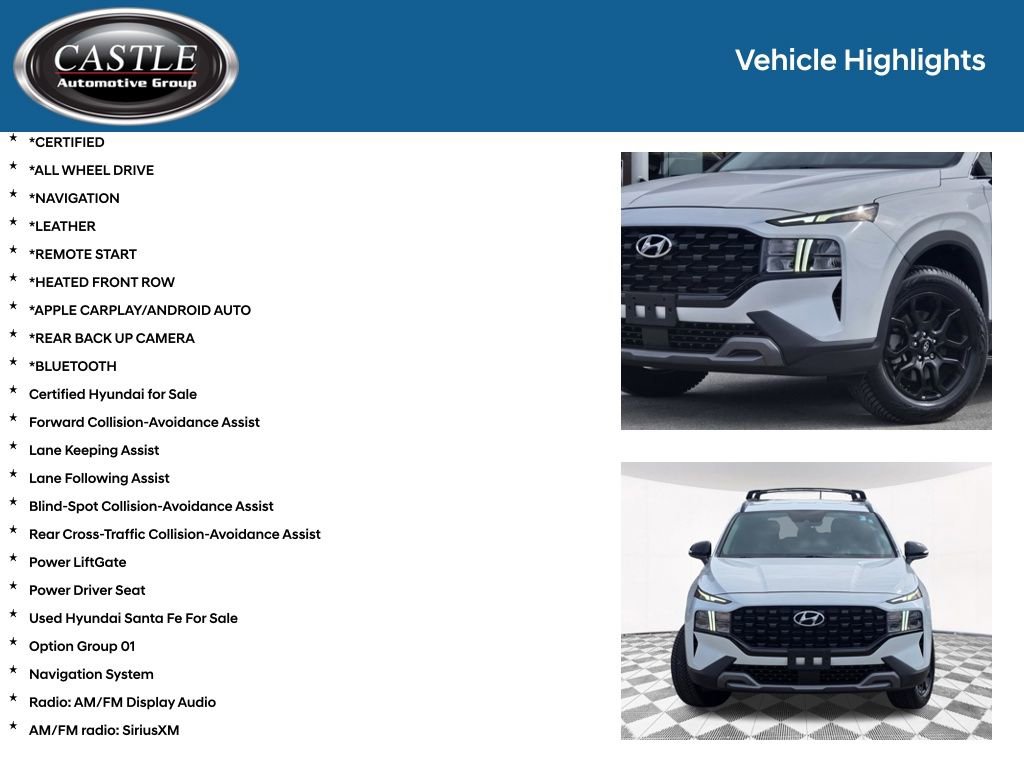 Certified 2023 Hyundai Santa Fe XRT image 3