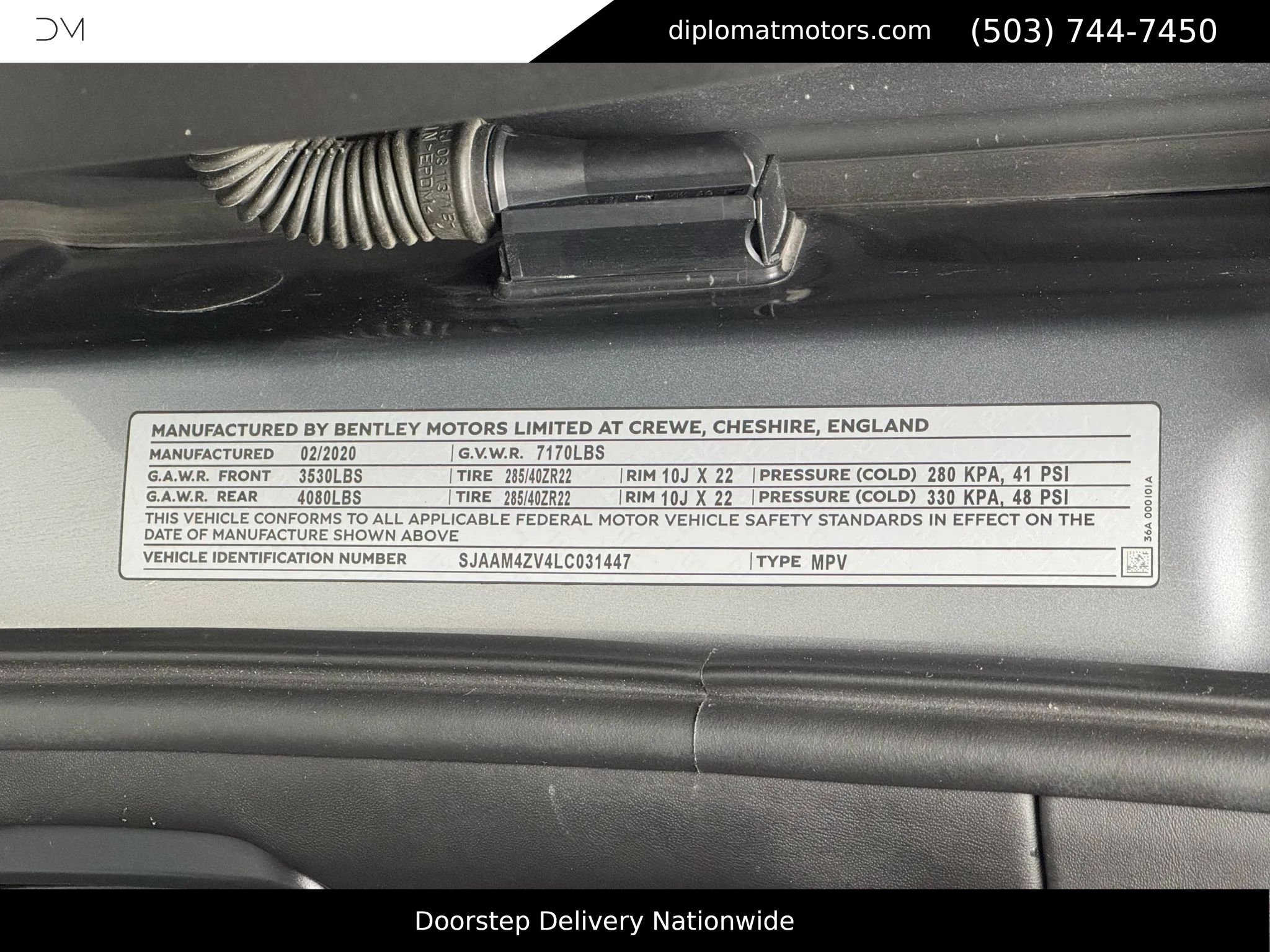 Used 2020 Bentley Bentayga image 55