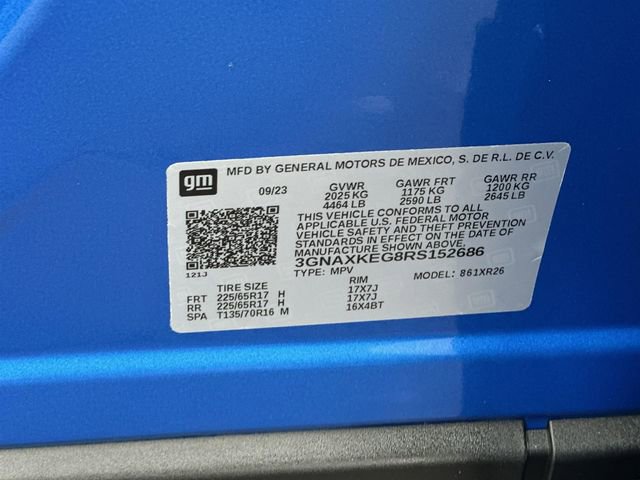 Certified 2024 Chevrolet Equinox LT w/ LPO, Floor Liner Package image 32