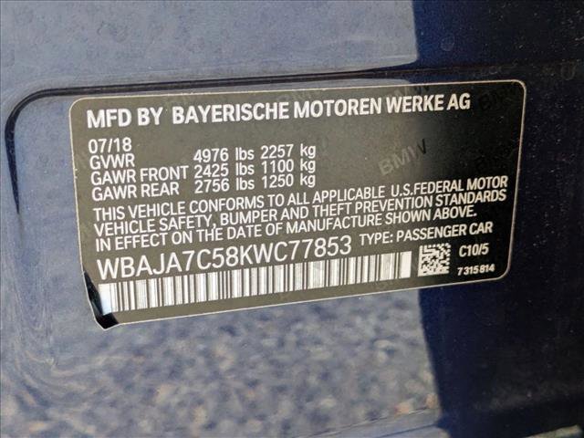 Used 2019 BMW 530i xDrive AWD/4WD image 16