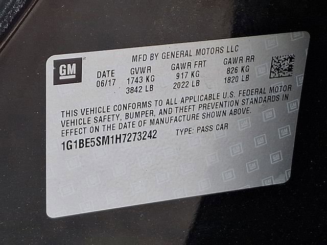 Used 2017 Chevrolet Cruze LT w/ Convenience Package image 32