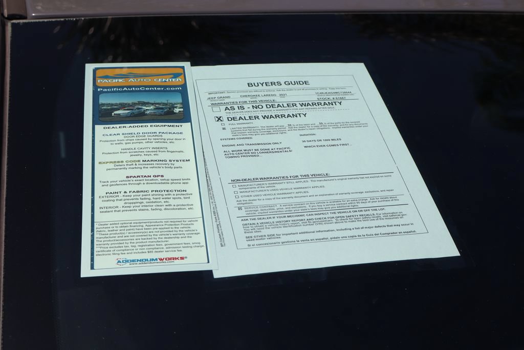 Used 2021 Jeep Grand Cherokee Laredo X RWD image 52