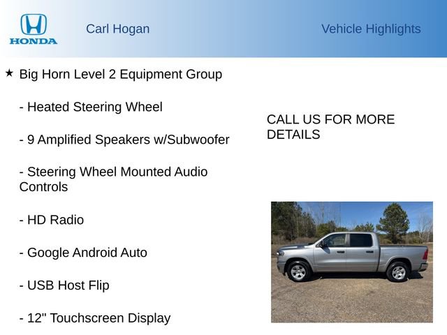 Used 2025 RAM 1500 Big Horn AWD/4WD image 25