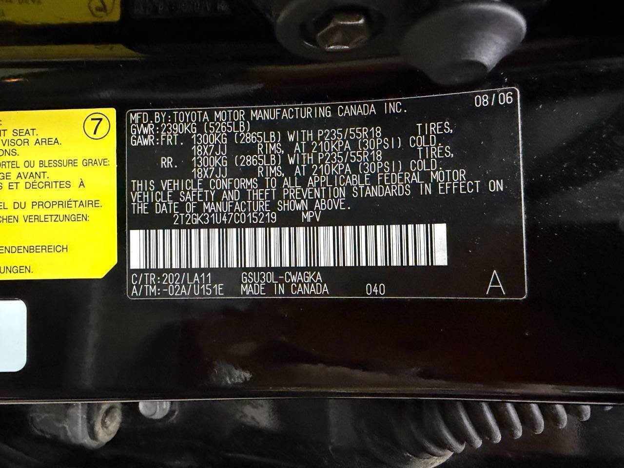 Used 2007 Lexus RX 350 2WD image 29