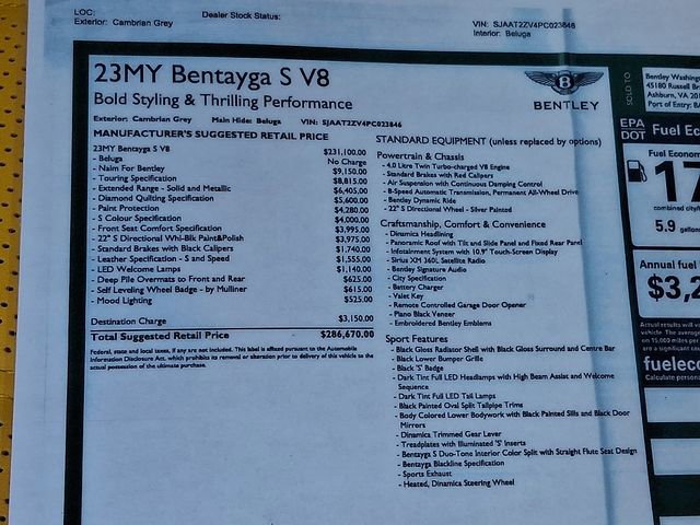 Used 2023 Bentley Bentayga AWD/4WD image 40