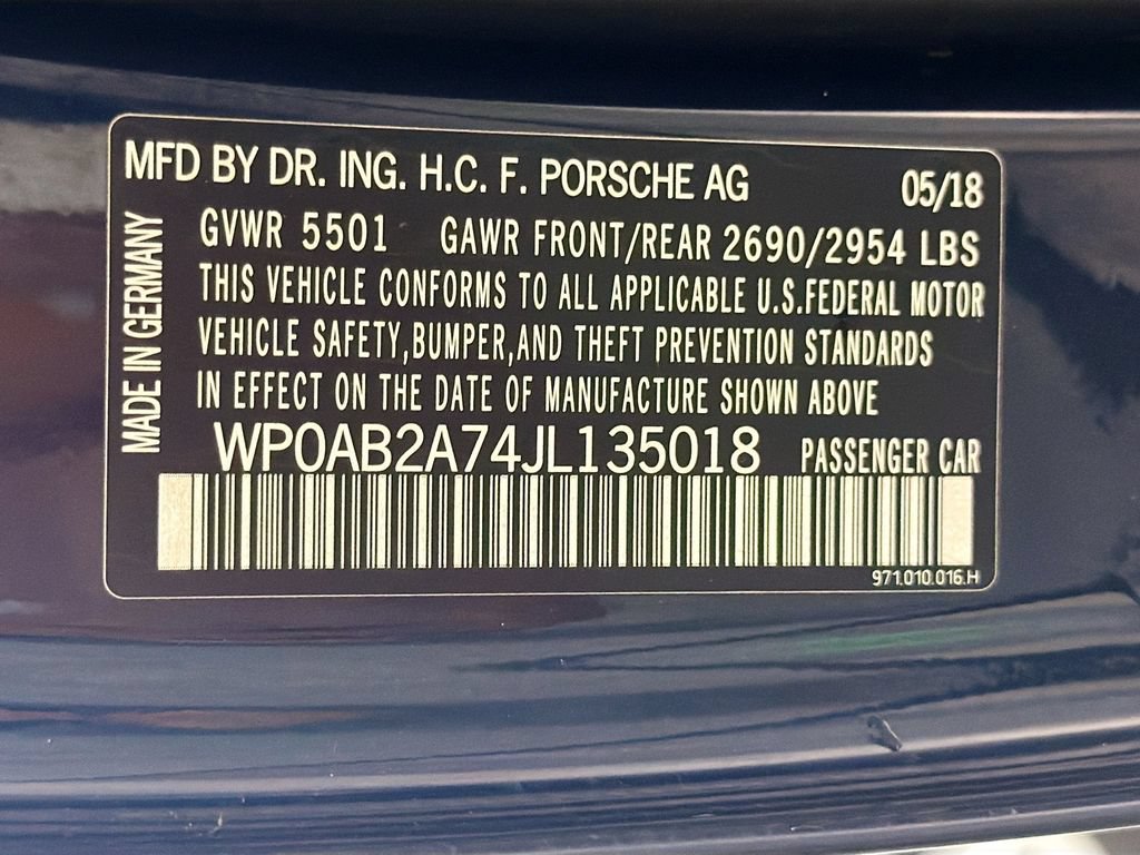 Certified 2018 Porsche Panamera 4S AWD/4WD image 36