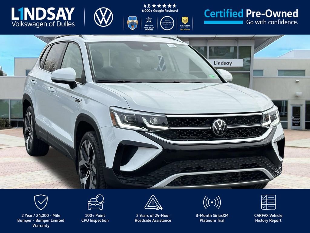Certified 2023 Volkswagen Taos SEL