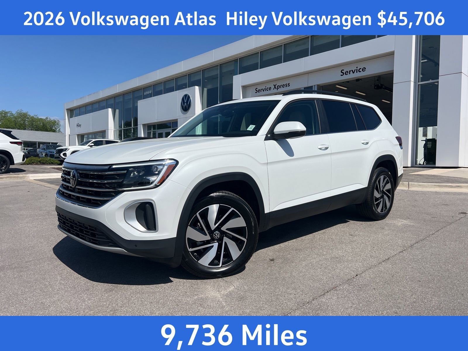 Certified 2026 Volkswagen Atlas SE w/ Panoramic Sunroof Package