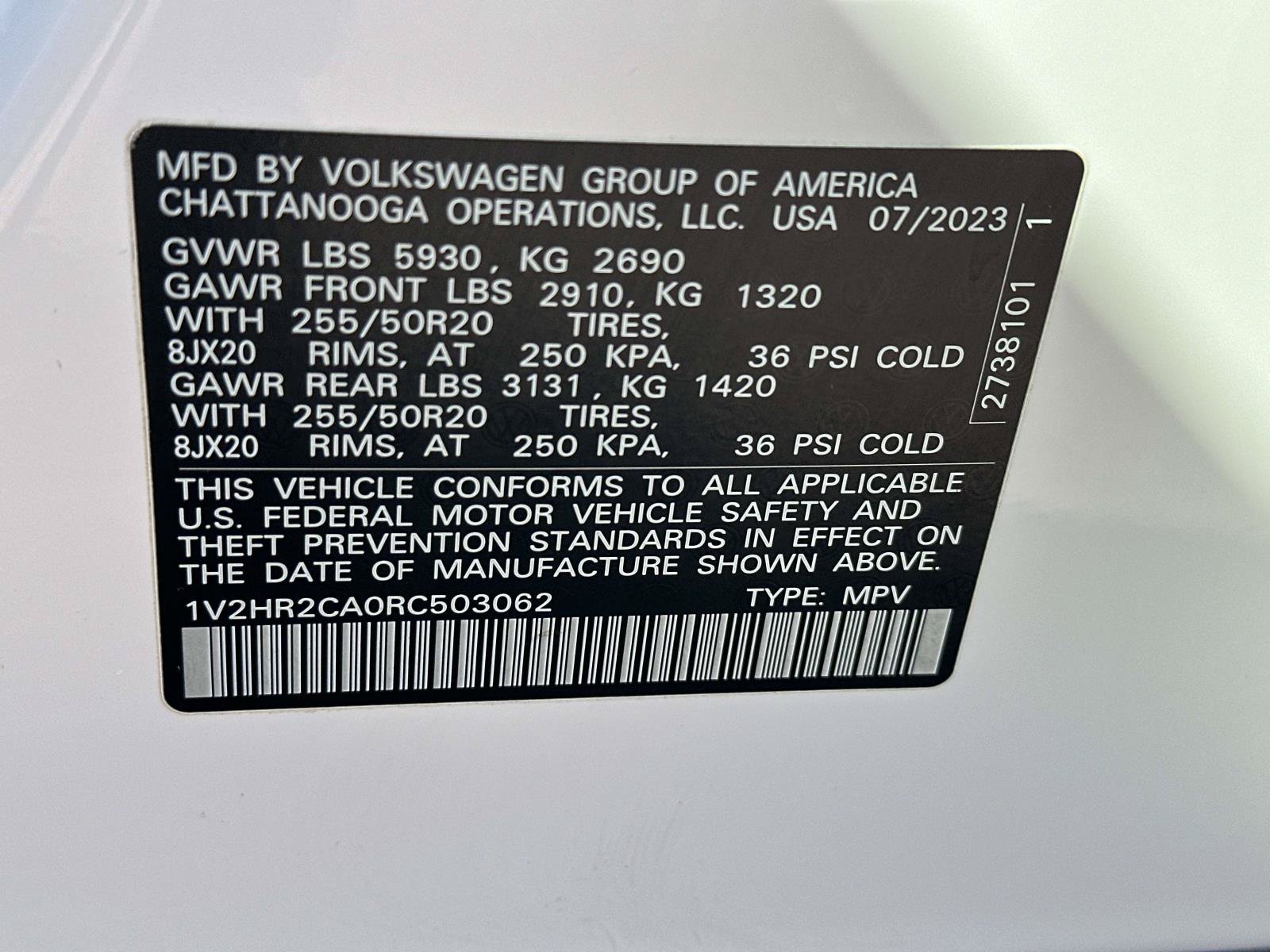 Used 2024 Volkswagen Atlas SE AWD/4WD image 18