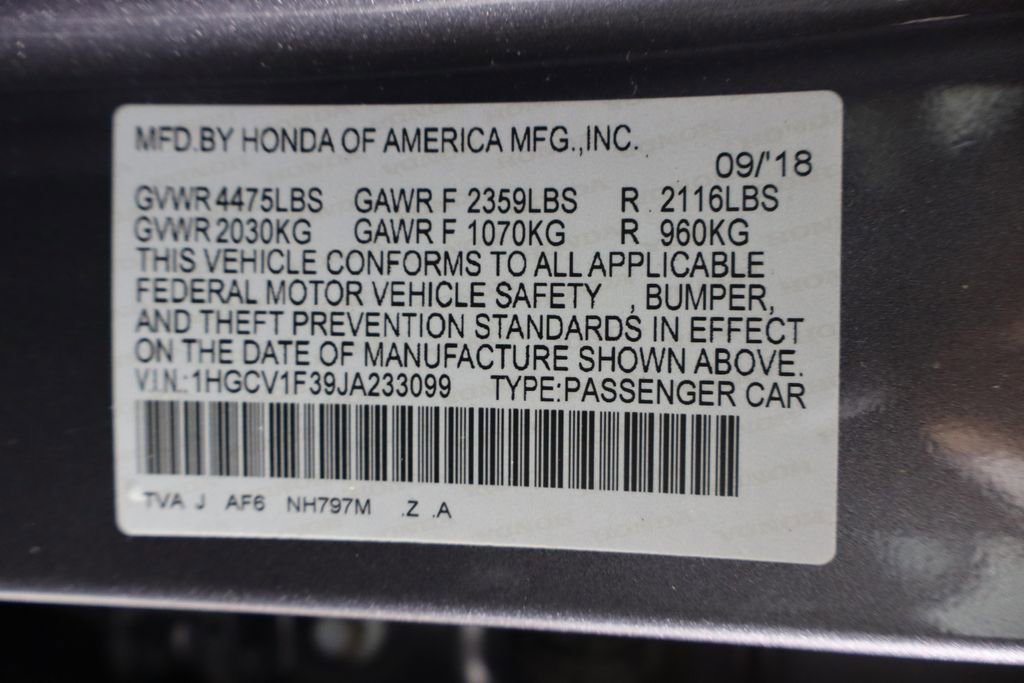 Used 2018 Honda Accord Sport image 33
