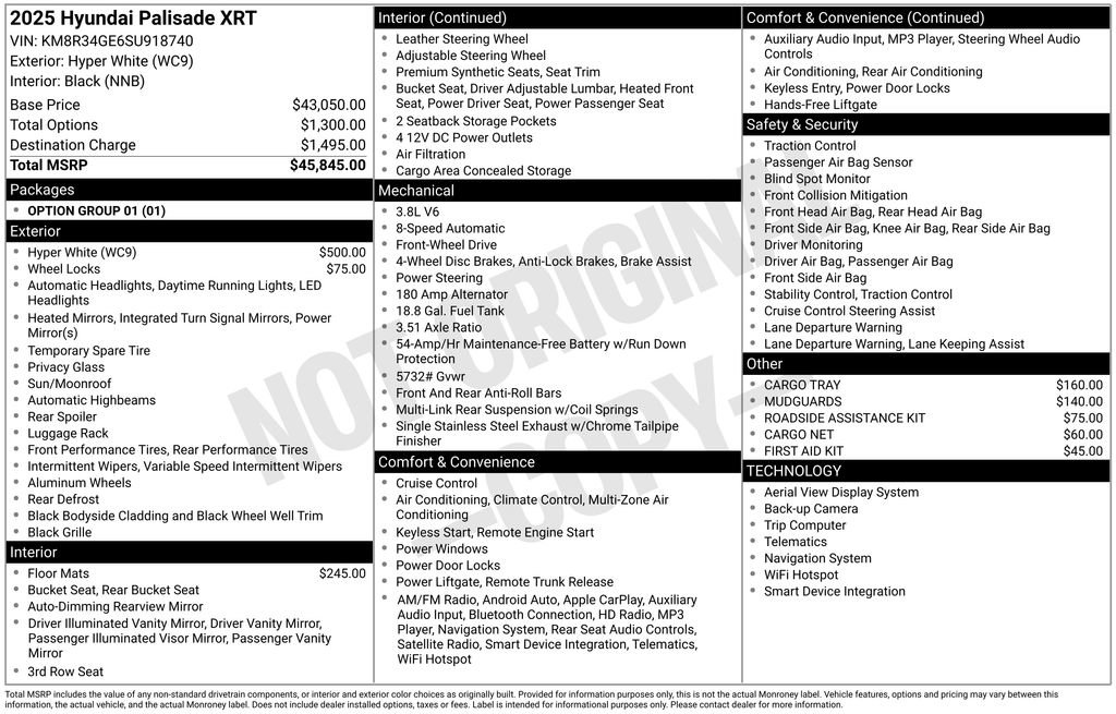 Used 2025 Hyundai Palisade XRT image 34