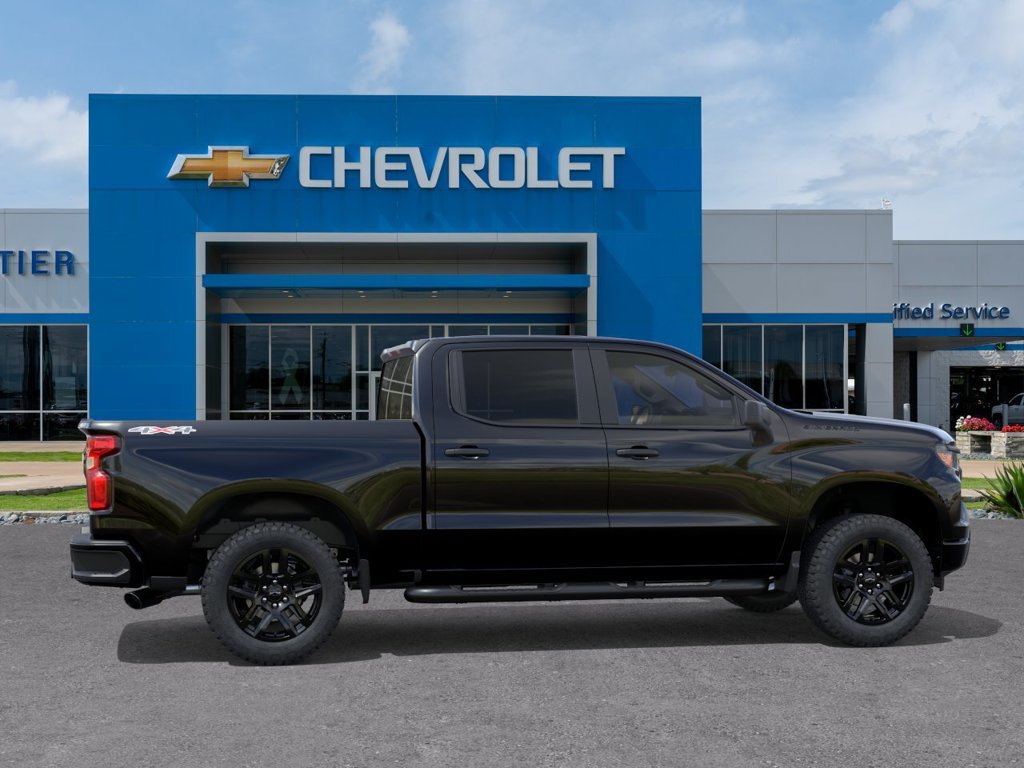 New 2026 Chevrolet Silverado 1500 Custom w/ Turbomax Blackout Package AWD/4WD image 5