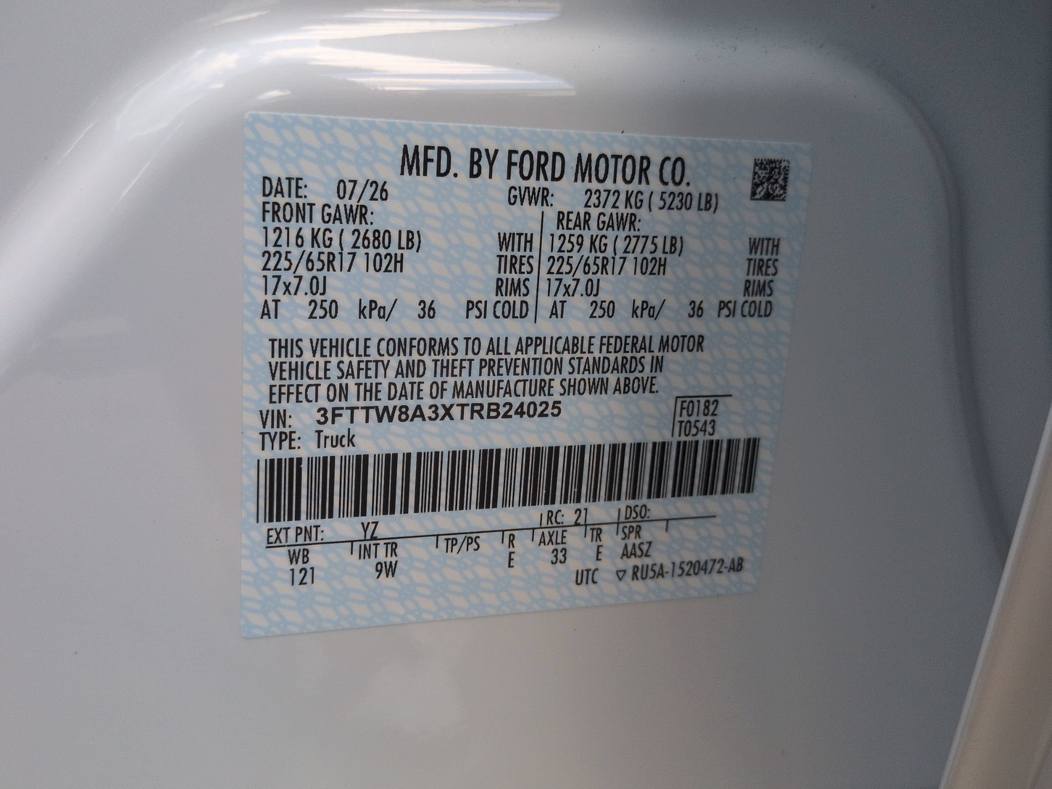 New 2026 Ford Maverick XL FWD image 37