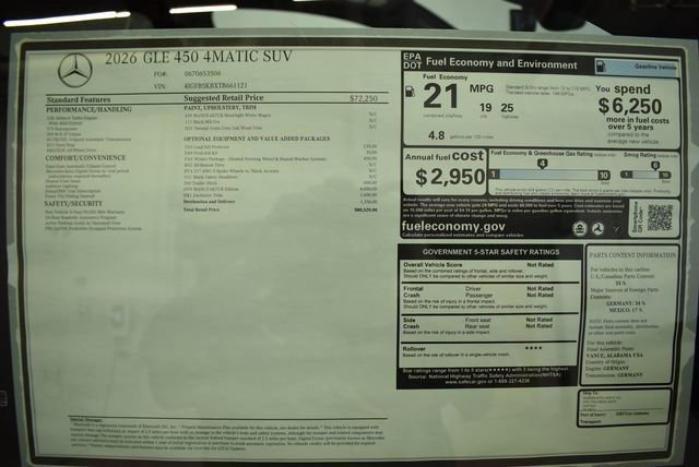 New 2026 Mercedes-Benz GLE 450 4MATIC image 5
