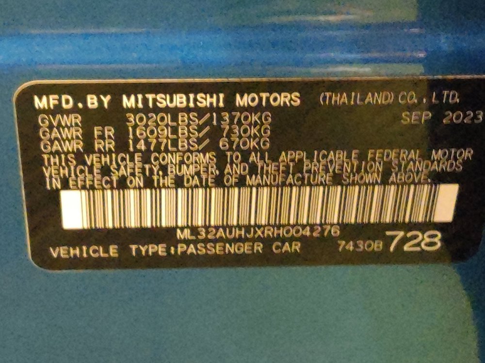 Used 2024 Mitsubishi Mirage ES FWD image 33