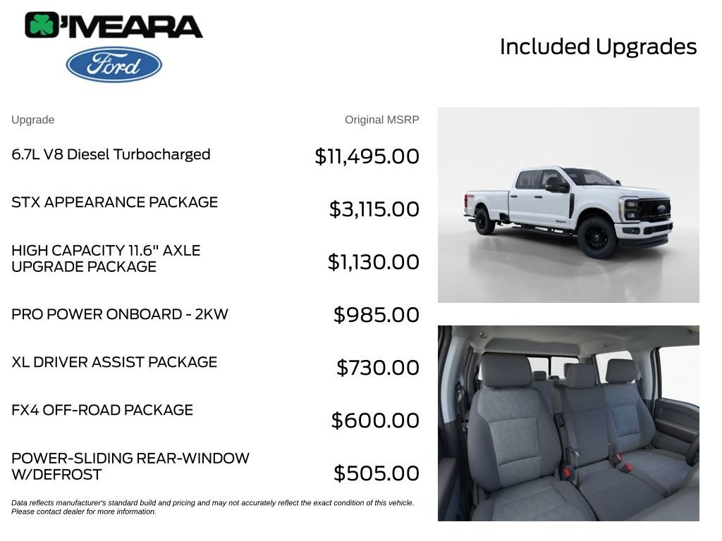 New 2026 Ford F250 XL w/ STX Appearance Package AWD/4WD image 4