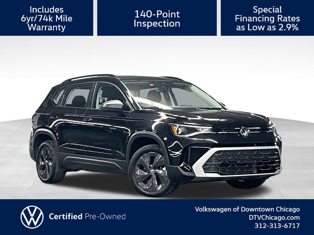 Used 2025 Volkswagen Taos S FWD image 1