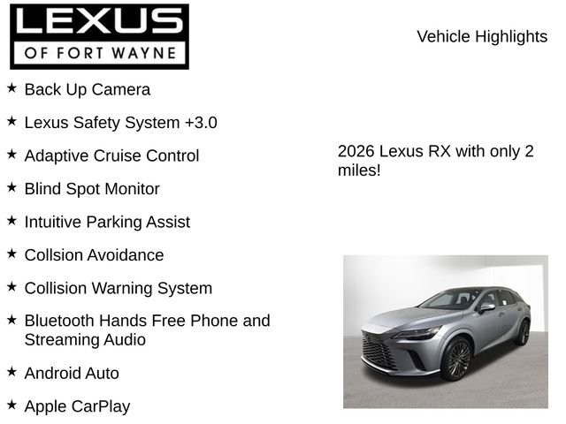 New 2026 Lexus RX 350 image 7