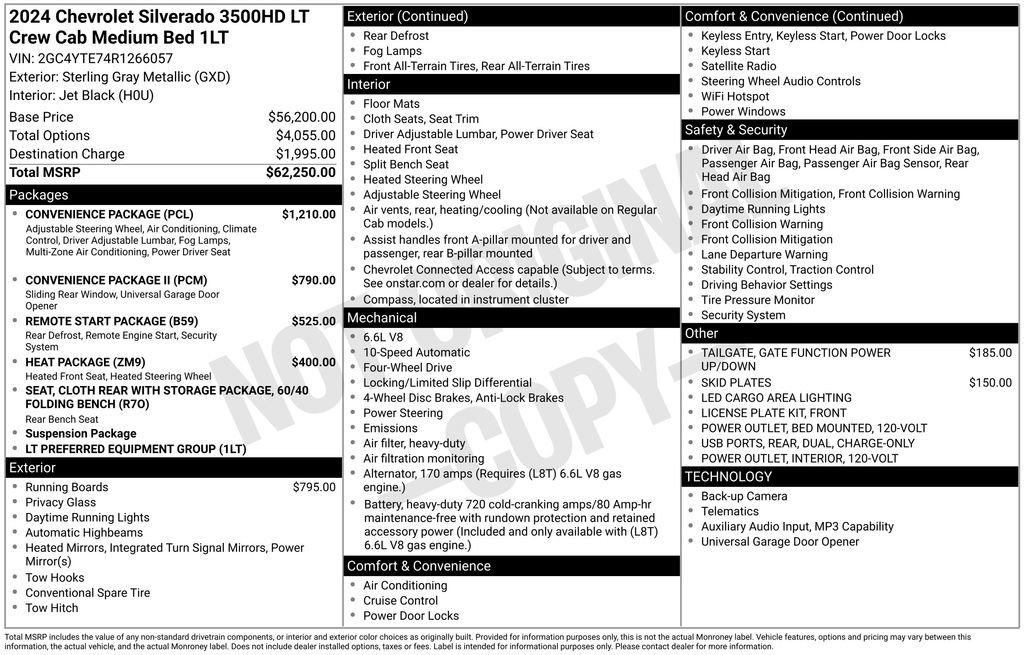 Used 2024 Chevrolet Silverado 3500 LT w/ Convenience Package image 9