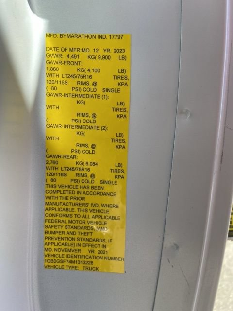 Used 2021 Chevrolet Express 3500 w/ Power Convenience Package RWD image 33