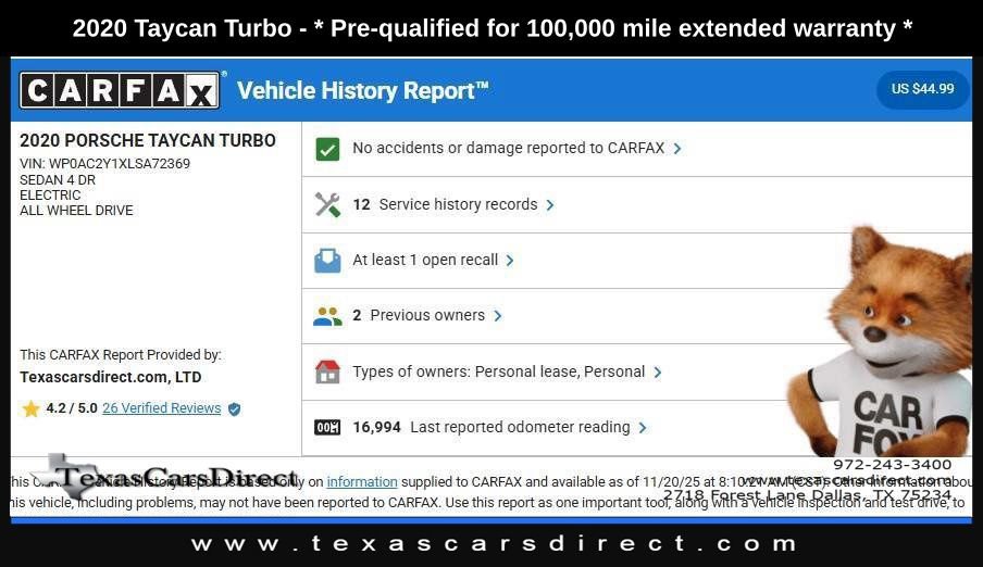 Used 2020 Porsche Taycan Turbo image 10
