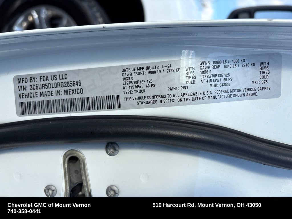 Used 2024 RAM 2500 Big Horn image 29