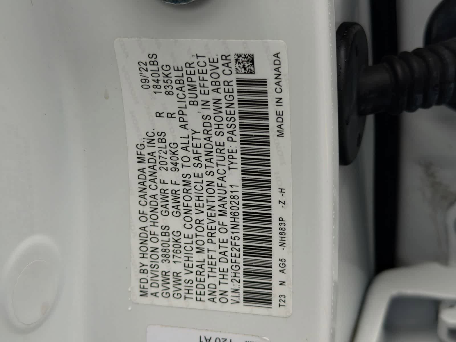 Used 2022 Honda Civic Sport image 36