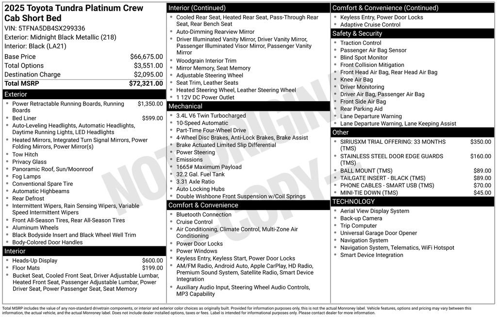 Used 2025 Toyota Tundra Platinum image 4