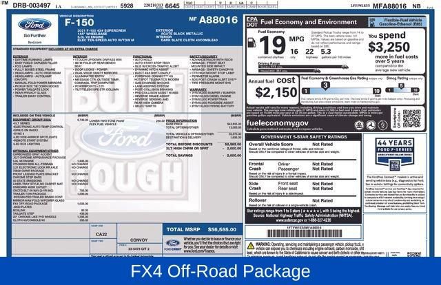 Used 2021 Ford F150 XLT w/ Equipment Group 302A High image 5